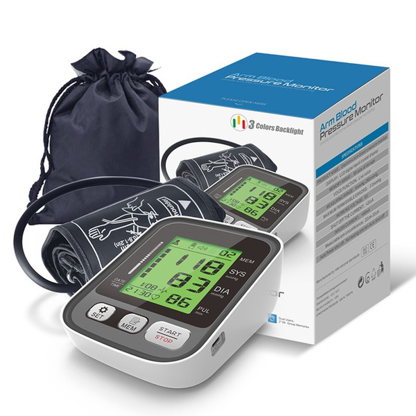 Arm Automatic Blood Pressure Monitor Sphygmomanometer Monitor Heart