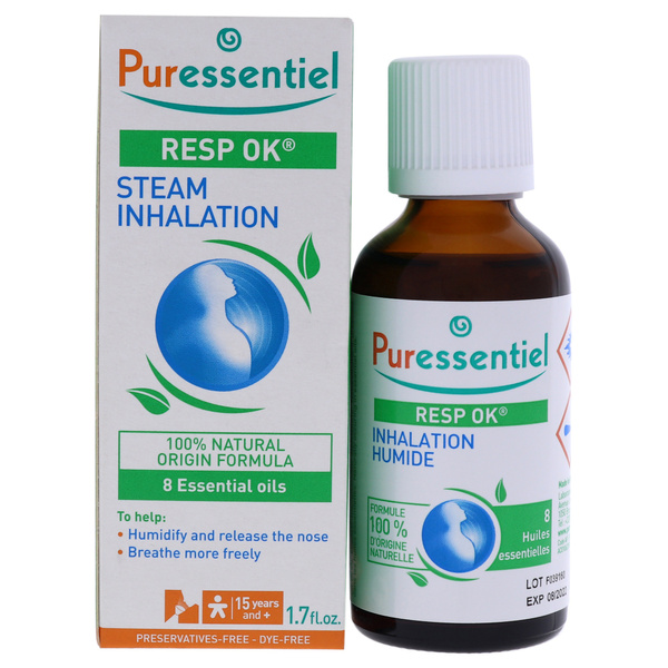 Resp Ok Steam Inhalation by Puressentiel for Unisex - 1.7 oz Solution