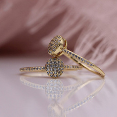 Fashion, wedding ring, 925 silver rings, Simple