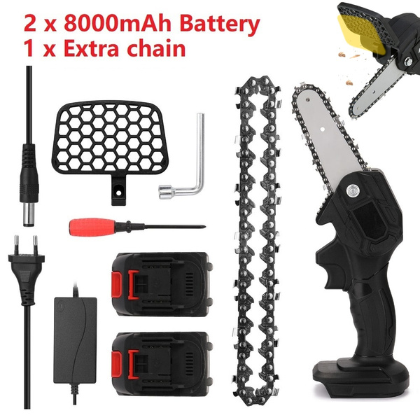 2PCS Lithium Battery Portable Electric Pruning Saw Rechargeable