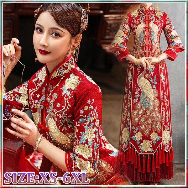 Traditional Chinese Wedding Dress Oriental Style Dresses China Clothing ...