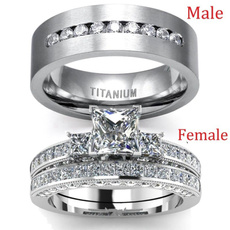 White Gold, Sterling, DIAMOND, wedding ring