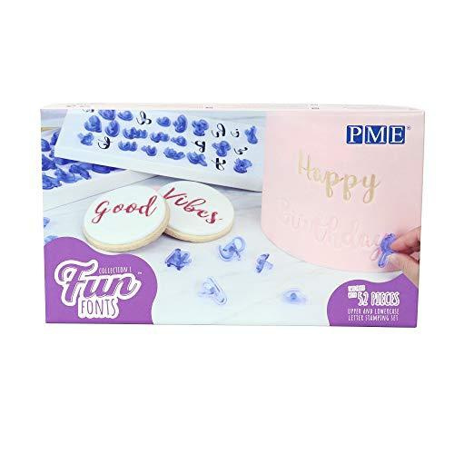 PME Fun Fonts-Alphabet Stamp Set of 52 Collection 1 Upper and Lower Case 