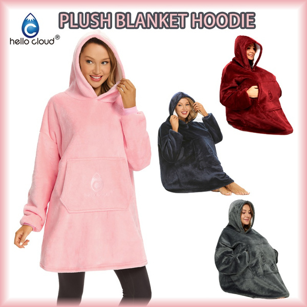 Wish plush blanket online hoodie