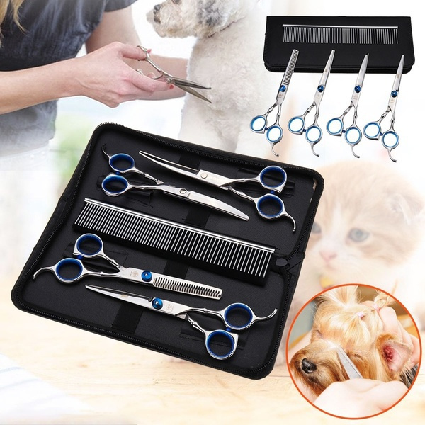 Professional Pet 7.0 Inches Cat Dog Grooming Shears Scissors