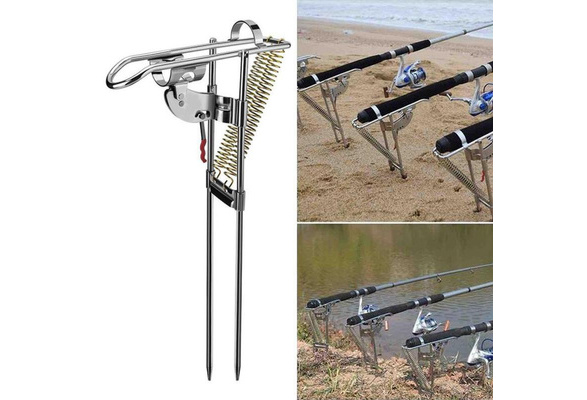 Fishing Rod Holder Automatic Tip-Up Hook Setter Fish Pole Tackle Bracket