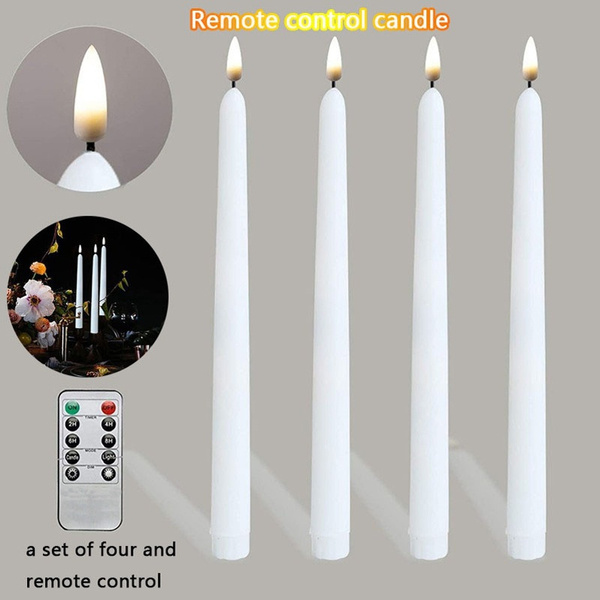 Flameless Cone Candle Batterypowered Wedding LED Candle Includes