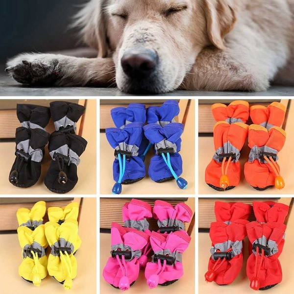 drawstring dog boots