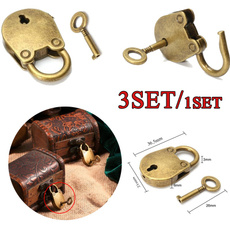 Mini, padlocklock, safetysteallock, Copper