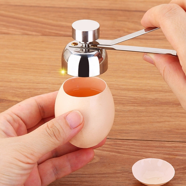 Egg Topper Cutter, Stainless Steel Egg Shell Scissors Opener