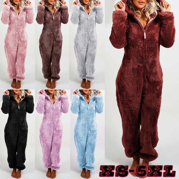 Invierno Mono De Manga Larga Con Capucha Para Mujer Casual Invierno Mono De Manga Larga Con Capucha Para Mujer Casual