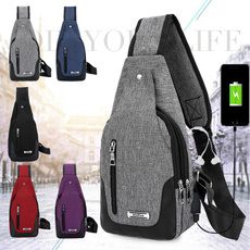 Shoulder Bags, Canvas, Waterproof, chestpack