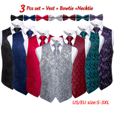 Wedding Tie, paisley, Waist Coat, Men's vest