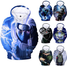 3D hoodies, kakashisweatshirt, coolhoodie, Winter