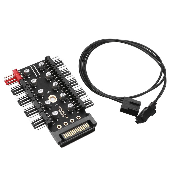 Ventola di raffreddamento per PC HUB da 1 a 10 PWM 12V 4