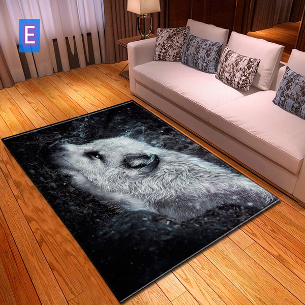 Animal Loup 3d Imprime Tapis Enfant Chambre Jouer Tente Tapis Decor A La Maison Tapis Enfants Chambre Ramper Tapis De Sol Bebe Jouets Cadeau Tapis Wish