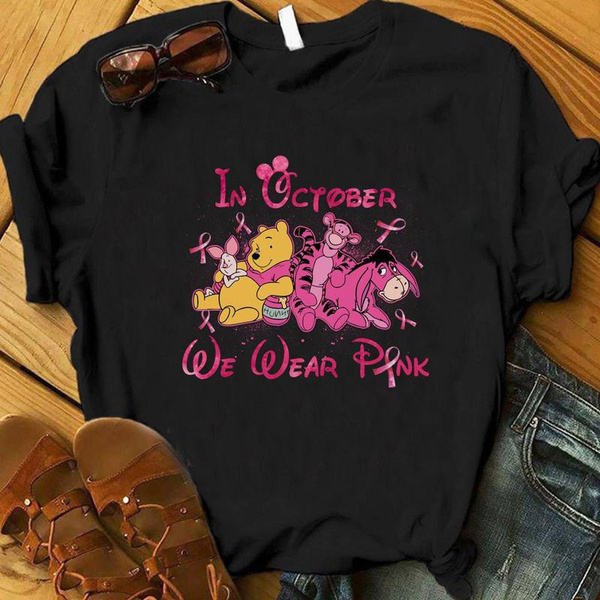 Disney Breast Cancer Awareness, Winnie the Pooh Pink Ribbon Tee sold by  BoNardelli, SKU 24631476