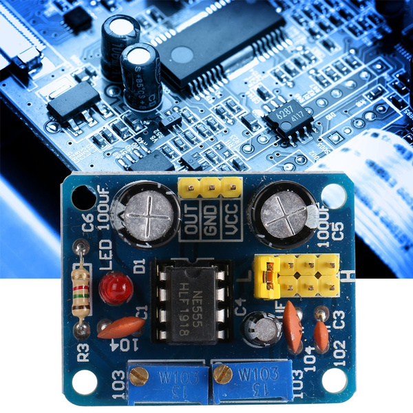 NE555 Pulse Frequency Generator Adjustable Duty Cycle Generator Board