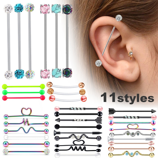 14g industrial clearance barbell jewelry