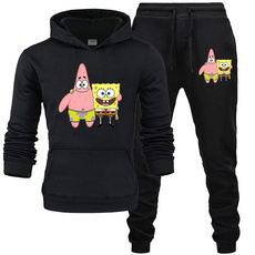 Couple Hoodies, Fashion, Sponge Bob, hoodiepantssuit