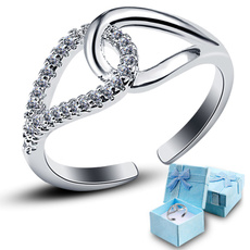 DIAMOND, wedding ring, Jewelry, Silver Ring