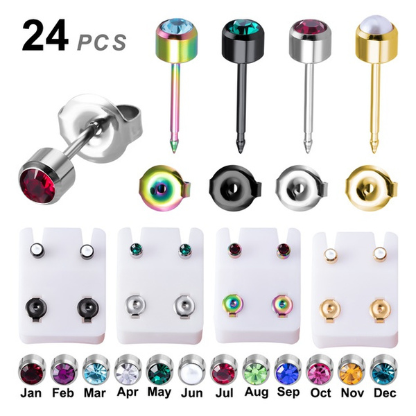 Gunshot ear hot sale piercing earrings