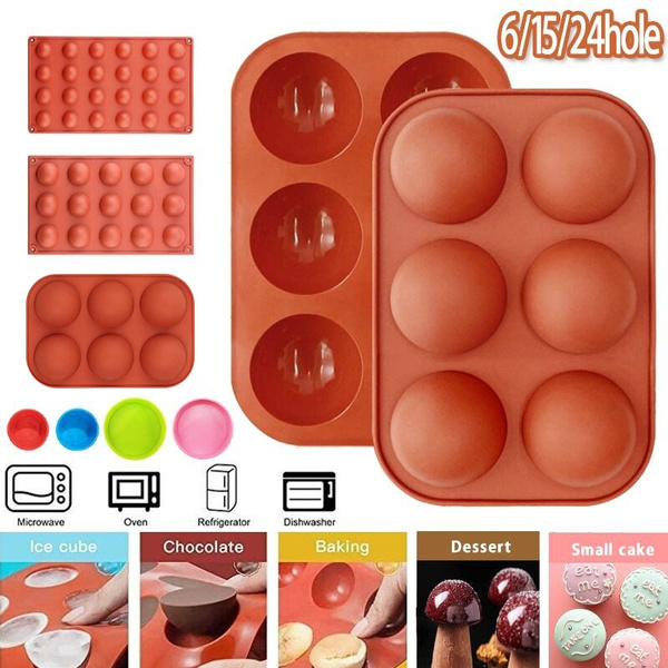 2020 New Half Sphere Silicone Soap Molds Bakeware Cake Decorating Tools ...