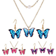 butterfly, pink, Fashion, gold