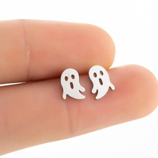 ghost, halloweenearring, Stainless Steel, Earing