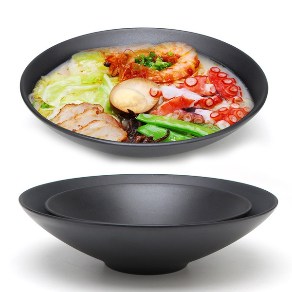 1 Set(4 PCS) Melamine Ramen Bowl Set, Japanese Style Soup Bowls Set ...