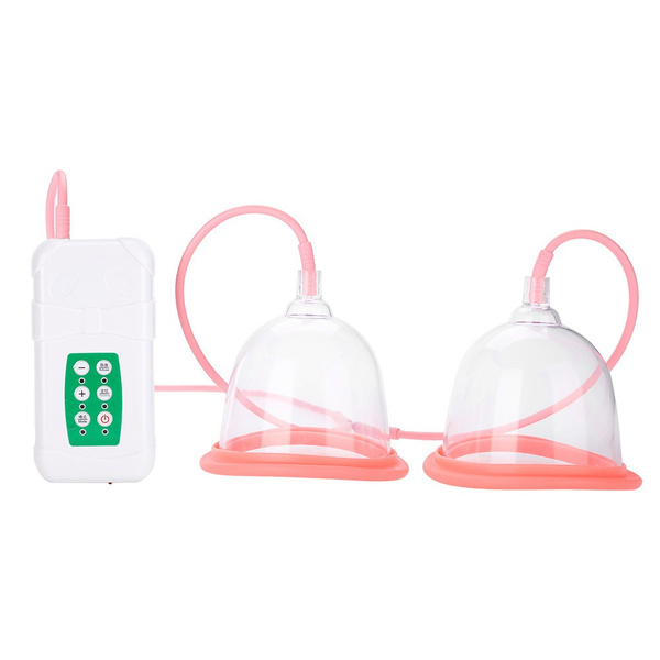 Women Electric Breast Enlargement Pump Massager Vacuum Cups Up Bra