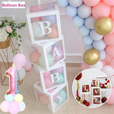 Box, decoration, balloonboxe, birthdaydecor