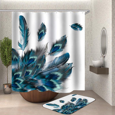 peacock, Turquoise, Waterproof, bathroomproduct
