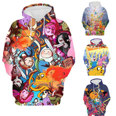 3D hoodies, Fashion, adventuretimesweatshirt, adventure time