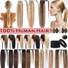 ponytailextension, wig, humanhairponytail, Extensiones de cabello