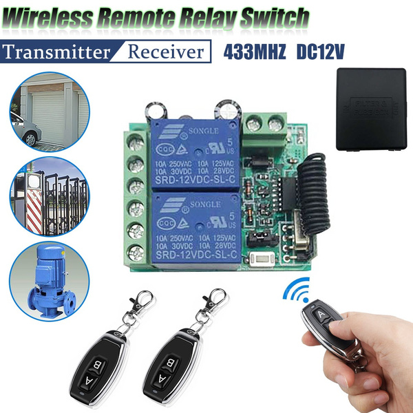 433Mhz Universal Wireless Remote Control Switch DC 12V 1CH Relay