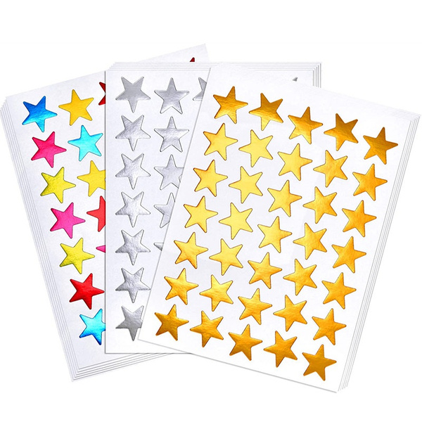 Star Sticker Teacher Label Reward