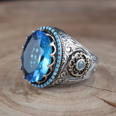 Sterling, Vintage, Turquoise, Fashion