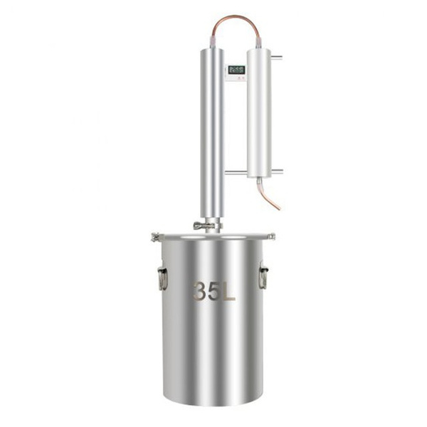 35L Stainless Steel Alcohol Ethanol Distiller Home Brew Still Wine Making Tools 