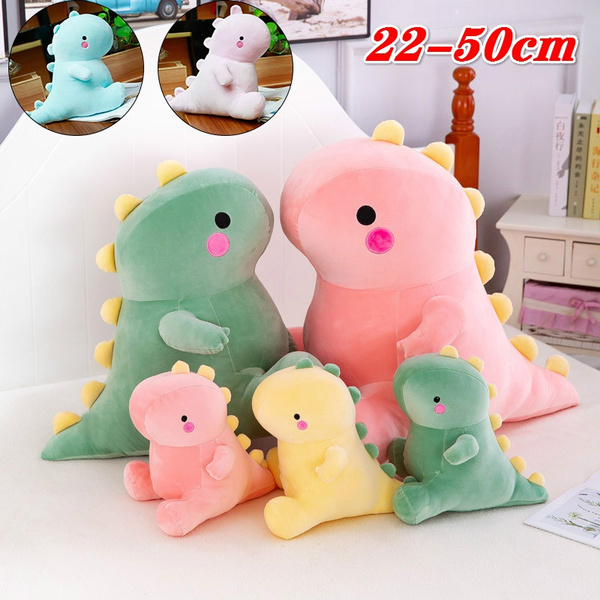 Lovely Dinosaur Plush Toys Super Soft Cartoon Stuffed Animal Dino Dolls for  Kids Baby Hug Doll Sleep Pillow Home Decor