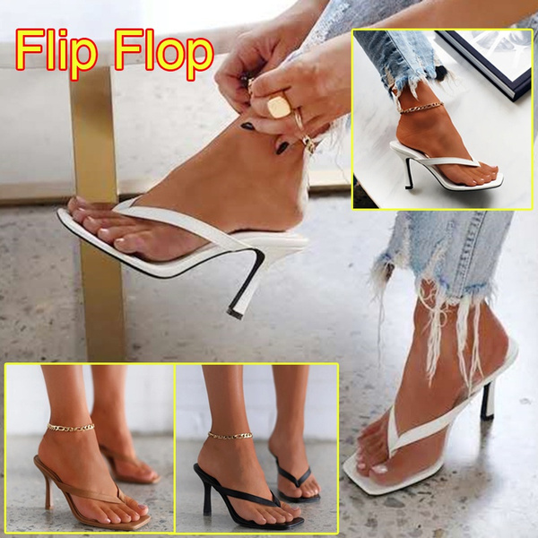 sandals with square heels