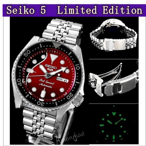 Seiko 5 best sale red special price