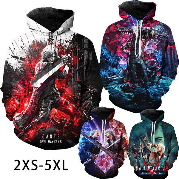 Devil May Cry 5 Dante Pullover Hoodie