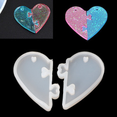 crystal pendant, Love, Jewelry, Silicone