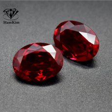 oval, Gemstone, ruby, Red