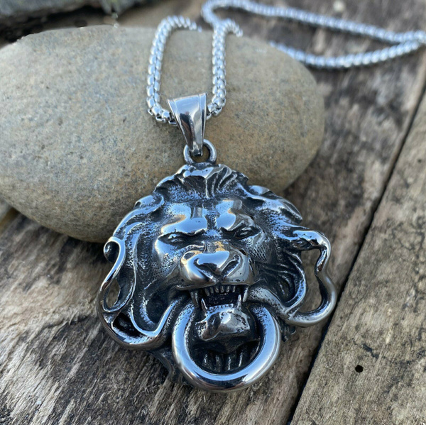 Men's Lion Necklace | Power and Style for the Modern Man