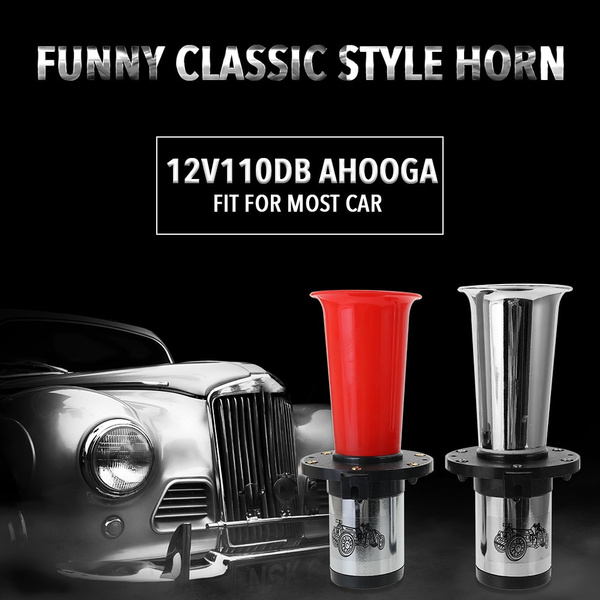 Car Air Horn Antique Ahooga Klaxon 12V Vintage OO-GA Classical for
