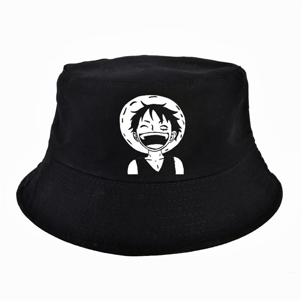 One Piece Luffy Straw Hat Pirate bucket hat fashion outdoor fishing cap  Leisure fisherman hat sun Basin cap