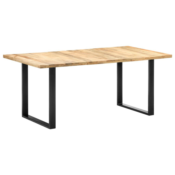 Dining Table DKD Home Decor 180 x 89 x 75 cm Metal Mango wood