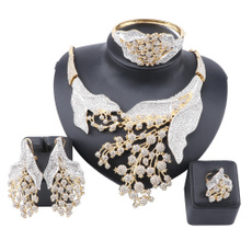 Accesorios de boda, wedding earrings, Rhinestone, statementjewelryset